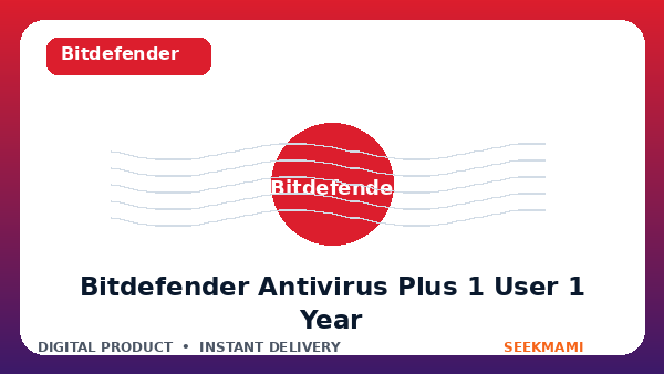 Bitdefender Antivirus Plus 1 User 1 Year product image