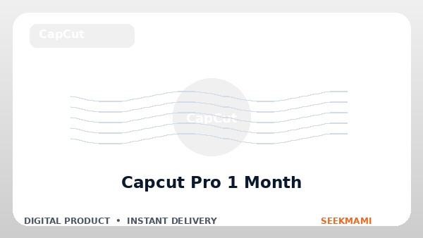 CapCut Pro 1 Month