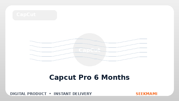 CapCut Pro 6 Months product image