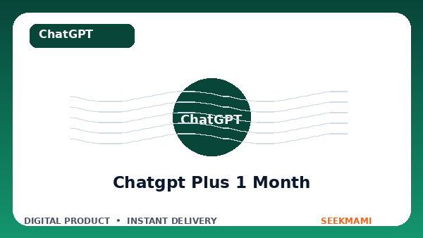 ChatGPT Plus 1 User 1 Month