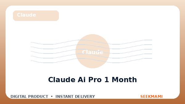 Claude AI Pro 1 Month product image