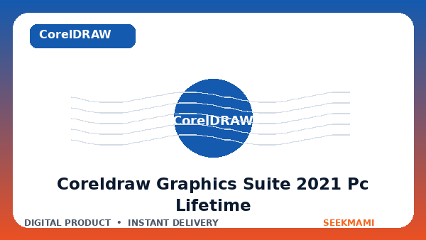 CorelDRAW Graphics Suite 2021 — PC Lifetime — Key — GLOBAL product image