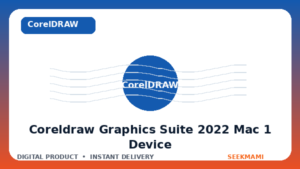 CorelDRAW Graphics Suite 2022 — MAC 1 Device Lifetime — Key — GLOBAL product image