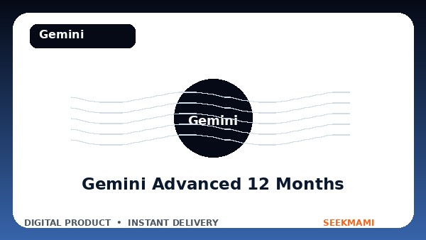 Google AI Gemini Advanced 12 Months product image