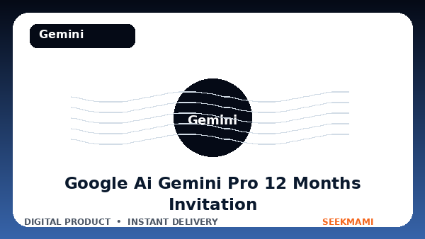 Google AI Gemini Pro 12 Months product image