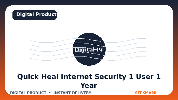 Quick Heal Internet Security 1 User 1 Year product image