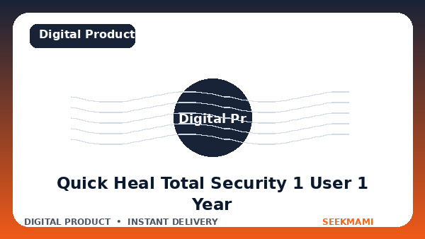 Quick Heal Total Security 1 User 1 Year product image