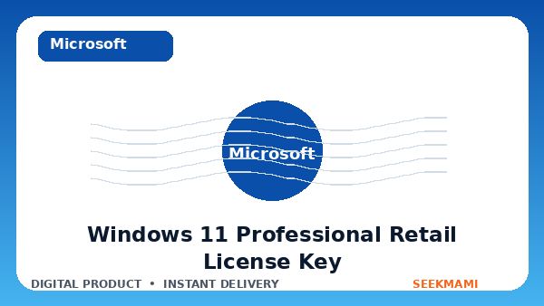 Windows 11 Professional Retail License Key